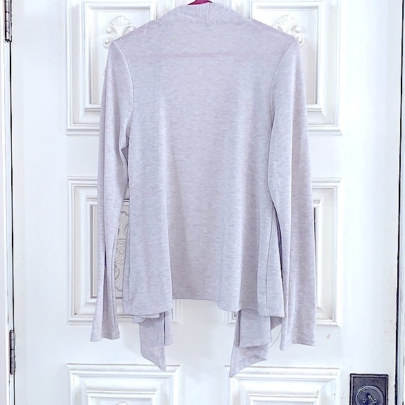 Cool, Comfy & Casual Lightweight Waterfall Draped Open Front Sweater L/XLG - Picture 8 of 16